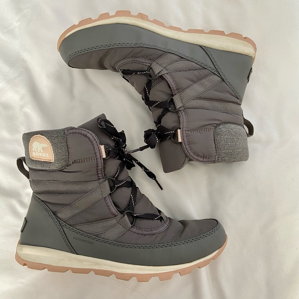 Sorel Whitney Short Lace Up Insulated Waterproof Boots